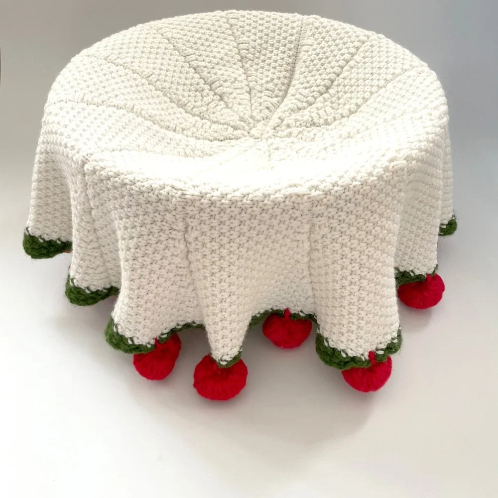 Vintage Handmade Crochet Tea Cozy Food Cover Country Kitchen Cottage Whimsical